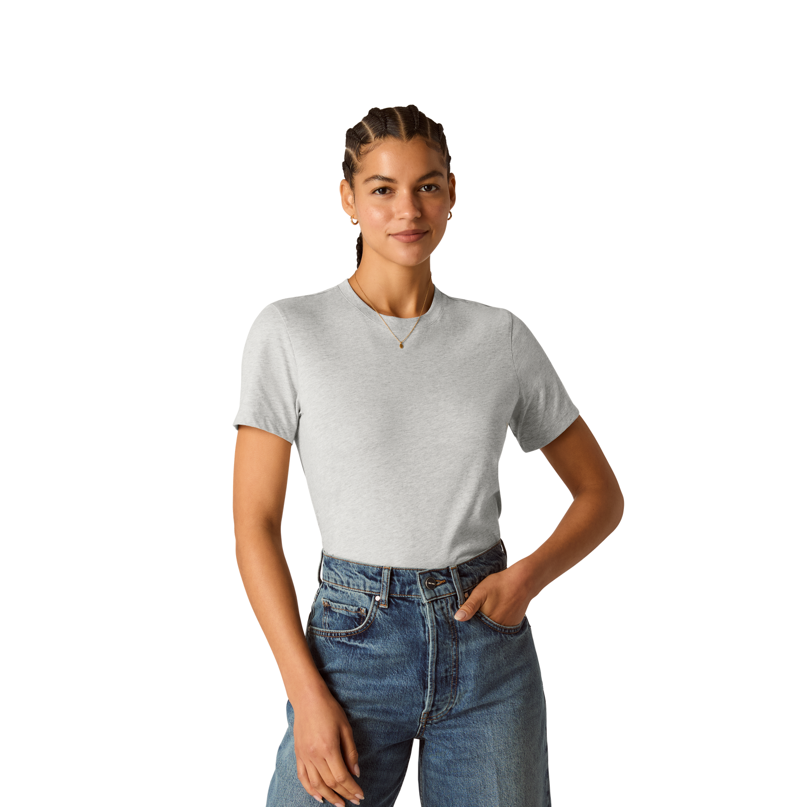 Women's Pima Cotton Crew Neck T-Shirt