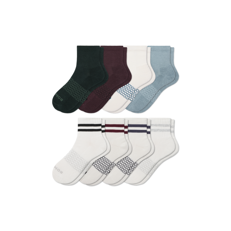 Men's Quarter Sock 8-Pack D2