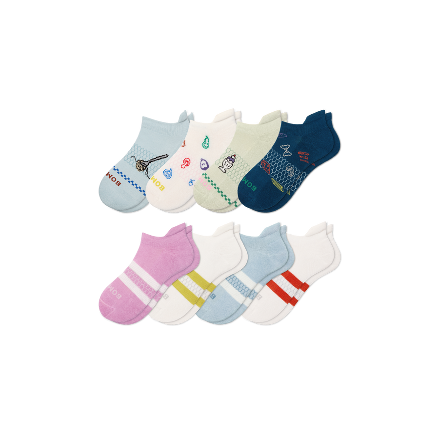 Youth Ankle Sock 8-Pack J4